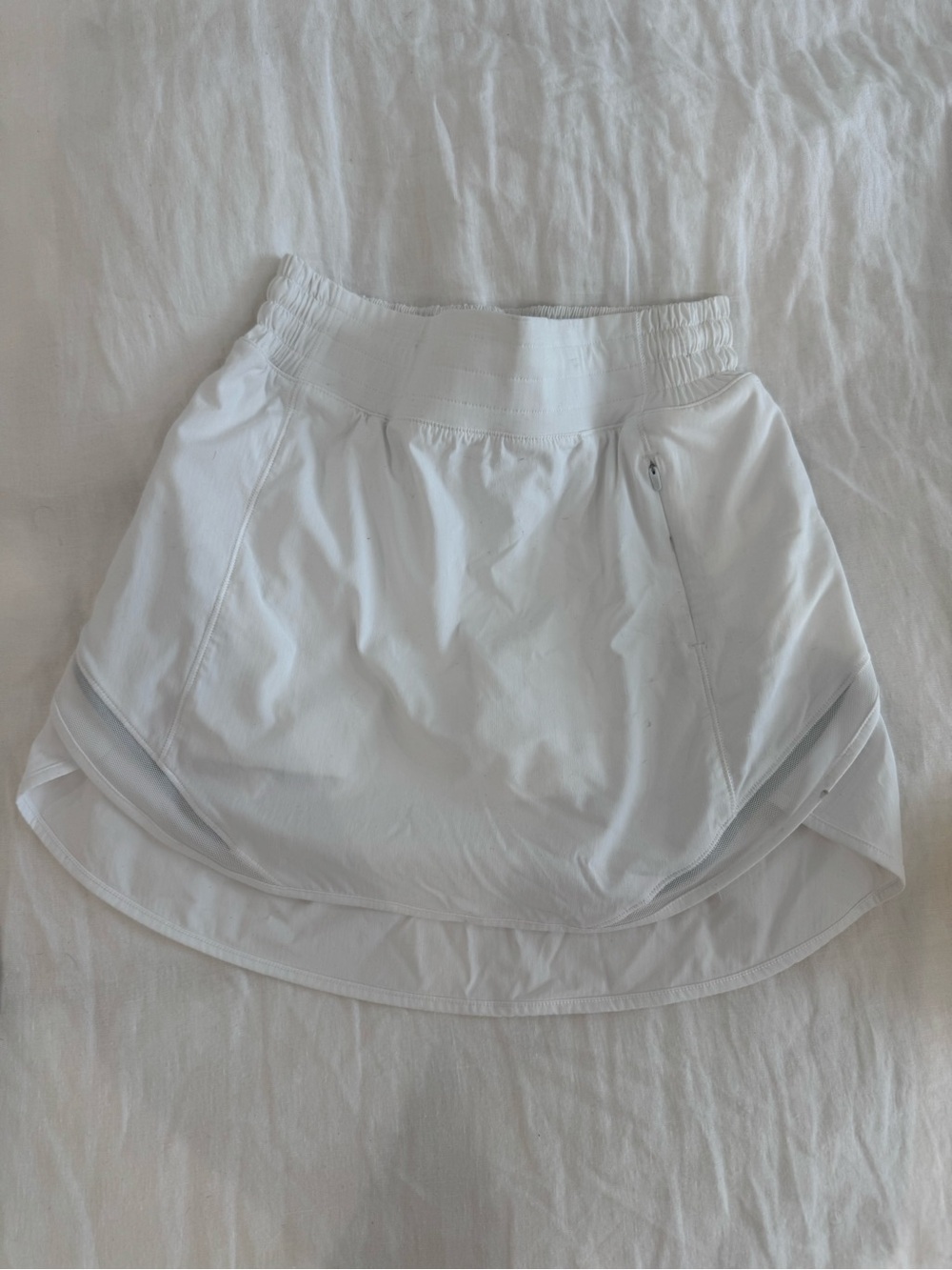 lululemon athletica White Performance Skirt with Inner Shorts